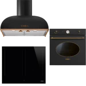 Smeg Colonial Hvidevarepakke, antracit