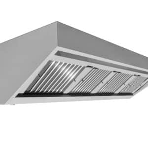 Emhætte - 160 cm med indbygget motor - 2000 m3/timen