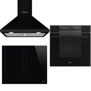 Smeg Classic Hvidevarepakke, sort